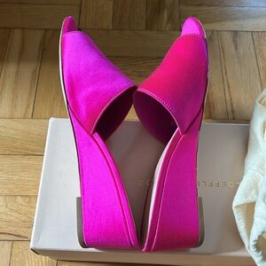 Loeffler Randall Tilly Satin Sandal Wedge